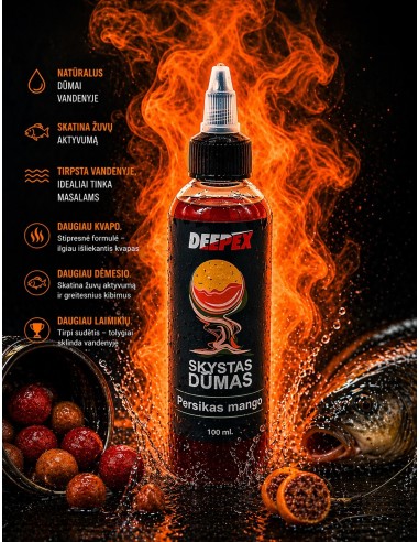 Skystas dūmas Persikas mango