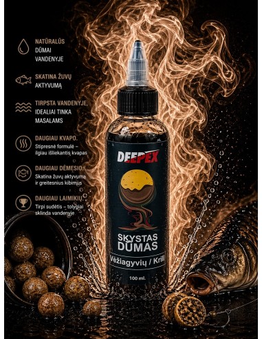 Skystas dūmas Vėžiagyvių (Krill)